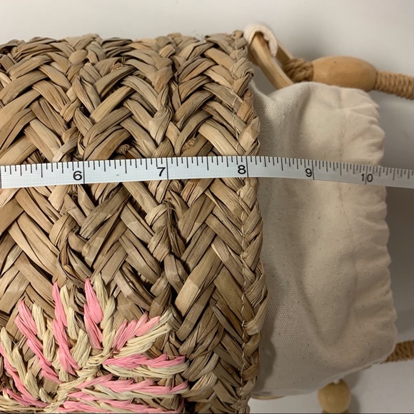 L* SPACE Woven Basket Bag NWOT - Picture 8 of 9
